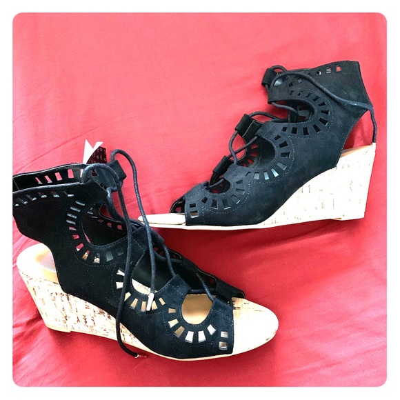 DV by Dolce Vita Shoes - DV Cork Wedge Gladiator Sandals
